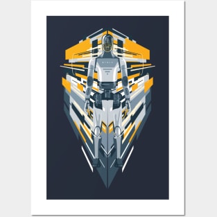 Tesla Bot Posters and Art